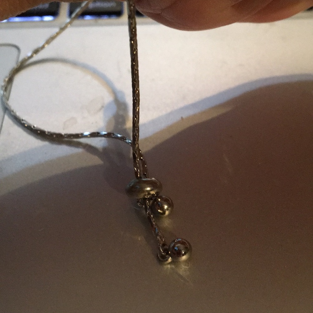 Badgley Mischka Adj. Triple Bezel Crystal Bracelet - Picture 2 of 2
